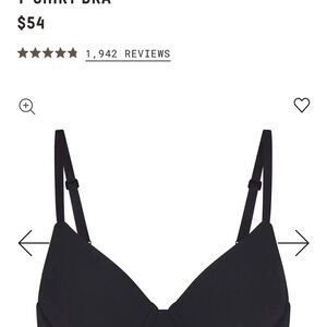 SKIMS Black Triangle Bralette Intimates